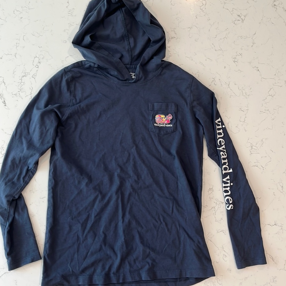 Girls Lg (14) long sleeve hooded Vineyard Vines